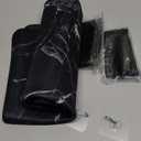 Stove Top Cover for Electric Stove (28.5x 20.5), Heat Resistant Glass Stove Top Cover, Cooktop Protector for Glass/Ceramic Stoves, Dishwasher Safe Natural Rubber, Black Marble