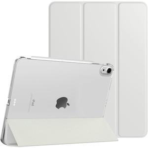 TiMOVO for iPad Air 11 Inch Case (M3/M2-2025/2024), iPad Air 5th Generation 2022/4th Gen 2020 10.9 Inch, Slim Hard Translucent Back Cover, Support Auto Wake/Sleep, Apricot Gray
