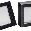 3D Deep Box Photo Frame- 6" x 6, Packk of 4