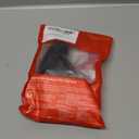 PlayVital Ninja Edition Anti-Slip Half-Covered Silicone Cover for ps5 Edge Wireless Controller, Ergonomic Protector Soft Rubber Case for ps5 Edge Controller with Thumb Grips - Black