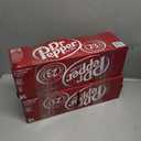 2 x Dr Pepper Soda, 12 fl oz cans, 12 pack (EXP 03/16/26)