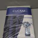 CUCRAF Linen 100% Blackout Curtains 96 Inch Length 2 Panels Set, Back Tab and Rod Pocket Curtain for Living Room Bedroom, Room Darkening Window Drapes Thermal Insulated, (52x96 inch, Light Beige)