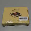 CD Player Portable with Dual Stereo Speakers, Rechargeable Portable CD Player with Bluetooth for Home with Headphones, Support CD/AUX/USB,Black