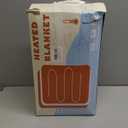 Heated Electric Blanket Twin 62"84", Plush Fast Heating Faux Rabbit Fur Blanket with 8 Heating Levels Auto Shut Off, for Bed & Couch Super Cozy Fuzzy,Fluffy Winter Warming Beige