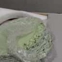 Green Charger Plates Set of 6, Decorative Table Plastic Chargers for Dinner Plates, Party, Wedding, Thanksgiving, Christmas, FD2GR