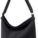 Women's Large Canvas Crossbody Tote Handbag - Blank Design for Customization