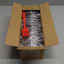 DATANYA 12Packs 4 Inch English Muffin Rings Crumpet Rings Stainless Steel Double Rolled Tart Rings, Round Metal Cooking Pastry Ring Molds for Crumpets baking