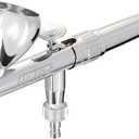 Harder & Steenbeck Airbrush ULTRA 2024 - German-Engineered Dual Action Painting Set with Gravity Feed - 0.45mm Self-Centering Nozzle - 5ml Paint Cup 120231, 1 Count