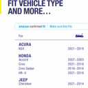 Replacement For HONDA Civic 2021-2016 HR-V 2022-2016 Insight 2022-2019,2014-2010 Accord 2007-2003 + More (Pack of 2), OEM Quality 26 18 Windshield Wiper Blades26 18, J/U Hook Wiper Blades