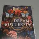 Adult Coloring Book for Women Relaxation, Butterfly Coloring Book for Adult Spiral Bound 30 Pages Thick Paper One Sided Design Coloring Book Mindfulness Gift for Her, Anxiety Relief Gifts Relaxation