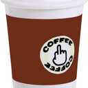 8 x BILLMOSS Pop Up Finger Gag Gifts, 4 Inch Fake Coffee Cup Christmas White Elephant Gifts for Adults, Funny Office Prank for Men, Surprise Squeeze Joke for Coworkers, Family and Friends