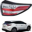 Silscvtt RH Outer Tail Light Assembly Replacement for Nissan Murano 2015-2018 Right Side NI2805103 265505AA0B