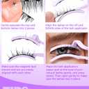 Cat Eye Magnetic Eyelashes Natural Look Wispy Magentic Lashes Reusable Magnetic Eyelashes with Applicator No Glue Needed Press on Magnetic Lashes by JIMIRE Quick to Wear by JIMIRE