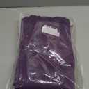 Yakamok Light Blocking Window Blackout Curtains Thermal Insulated Room Darkening Drapes for Bedroom,Solid Grommet Top Window Panels, 52x45 Inch, Purple, One Pair