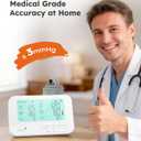 BBLOVE Blood Pressure Monitors for Home Use FSA&HSA Eligible, Medical-Grade Accuracy,Automatic Upper Blood Pressure Monitor with Three-color warning and 2-User,Large Display, Birthday Gifts for Family