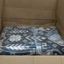 Area Rug Non Slip Machine Washable Ultra Soft Living Room/Bedroom/Kitchen/Outdoor/Classroom Black Gold, 8'10'