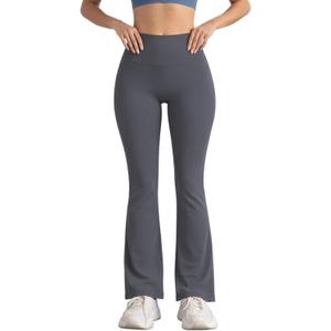 Women's High Waisted Flare Yoga Leggings Bell Bottom Active Pants Workout Tights XL
