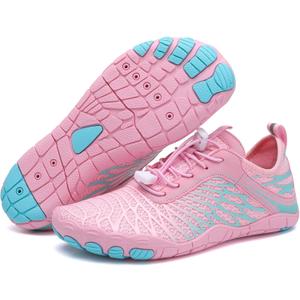 Hike Barefoot Shoes for Women Men Breathable & Non-Slip Athletic Footwear Wide Toe Water Shoes, Designed for Walking, Running & Swimming, Size: 9 Women/7 Men