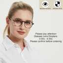 Lightweight Reading Glasses Women Trendy Round Readers 1.0 1.25 1.5 1.75 2.0 2.25 2.5 2.75 3.0 3.25 3.5 3.75 4.00 5.00 6.00 (Grey Tortoise, 2.25)