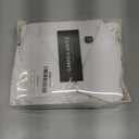 Alimens & Gentle Men's Dress Shirts French Cuff Long Sleeve Regular Fit Tuxedo Cufflinks Shirt (17.5" Neck 36"-37" Sleeve, White)