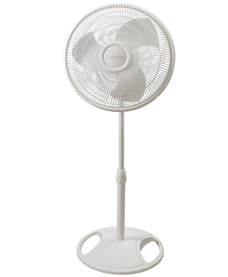 Lasko Oscillating Pedestal Fan - Adjustable to 47" - 2520 - White