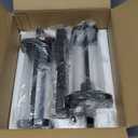 LETRY 2-Pack Outdoor Wall Lights, Porch Lights, Waterproof Outdoor Wall Sconce Lanterns, Exterior Lighting Fixtures Matte Black with Clear Glass Shade for House Patio Garage Doorway Entryway (11in)