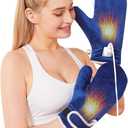 Heated Gloves for Hand Pain Relief, 2 Pack Electric Wrist/Fingers/Whole Hand Heating Pad, 86-158 & Auto Shut Off Heated Mittens, Ideal for Arthritis Pain Relief & Carpal Tunnel Relief