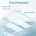 Baby Belly Navel Patches, Cotton Pads for Baby Belly Button Hernia, Infant Essentials Must Haves (7 Pieces)