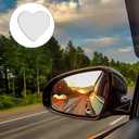 Heart Shaped Blind Spot Mirrors  4PCS Stick-On Adjustable Small Convex Mirror, Universal Fit for Cars & SUVs, Cute Heart Shaped Blind Spot Mirror Design for Safety