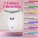 Red Light Therapy for Face, Facial Massager, Skin Tightening & Anti-Aging Face Lift Device, True Beauty Glow Facial Massager, 7-in-1 LED Facial Sculptor