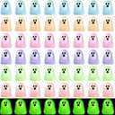 56 Pcs Luminous Mini Ghosts,Halloween Tiny Resin Ghosts Figures Glow in The Dark mini Ghosts Miniature Statue for Plant Pot Landscape Lawn Landscape Home Party Decor
