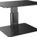 Nillkin Monitor Stand for Desk, Adjustable Height Computer Monitor Stand, Ergonomic Aluminum Computer Stand for Desktop Monitor, iMac, Studio Display XDR, Dell, HP, Lenovo, Other Screen Display, Black