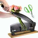 Professional Flower Stem Cutter Tool for Floristry and Gardening - Bulk Bunch Cutter with 14" Durable High Carbon Steel Blade (Bonus Pack)