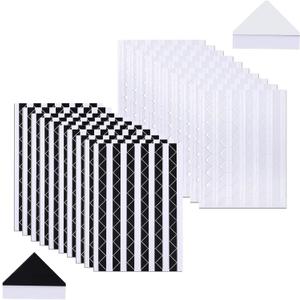 Photo Corner Stickers, 2040 Pcs 20 Sheets Photo Corners Self Adhesive, Scrapbook Photo Corners for Scrapbooking, Memory Books, DIY Picture Album, Journal Diary (Black and White)