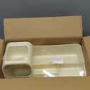 HBlife Makeup Organizer with Brush Holder for Vanity, Large Plastic Bathroom Countertop Organizer Skin Care Storage, Easy to Store Lipsticks, Nail Polishes, Perfumes, Eyeshadow Palettes, All Beige