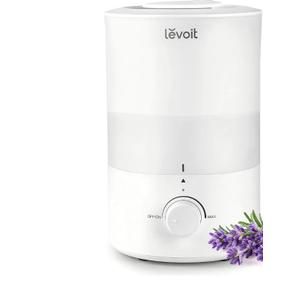 LEVOIT - Humidifiers for Bedroom - Quiet (3L Water Tank) - Cool Mist/Top Fill/Essential Oil Diffuser/25Watt - Home/Large Room - 360° Nozzle - Rapid Ultrasonic Humidification for Baby Nursery/Plant