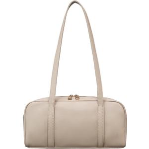 Swing Zip Shoulder Bag for Women Vegan Leather Shoulder Handbag Top-Handle Hobo Bags Trendy Purse (Lightgray)