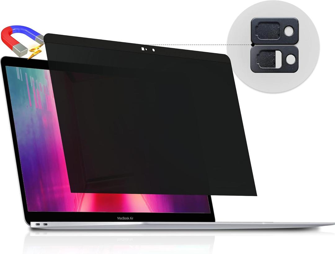 Magnetic Privacy Screen for MacBook Pro 15 Inch (2016-2019), Removable Anti Blue Light Glare Peep Filter Black out Screen Protector for Mac 15In Laptop Model (A1707, A1990) (MacBook Pro 15 Inch(2016-2019))