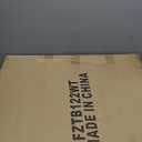 Wnutrees Farmhouse Round Coffee Table, Wood Tray Top Circle Coffee Table with Storage Shelf Rustic Style for Living Room and Vintage Finish, White