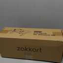 Zakkart Cat Perch for Window Sill with Bolster - Orthopedic Hammock Design with Premium Hardwood & Robust Metal Frame - Cat Window Seat for Large Cats and Kittens - Natural Color Wood Gray Bed, 24''W