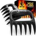 Mountain Grillers Meat Claws - Pulled Pork Shredder Tools for BBQ - Bear Claws for Shredding Meat on Grill, Smoker, or Barbecue - Heavy Duty Grilling Accessories - Pack of 2, Black