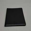 Diploma Cover A4 Black Leather Certificate Holder-Document Holder A4 Size Menu Cover