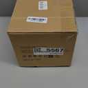 YAFFWA Extra Large Trash Bag Holder 4 Pack Garbage Bag Dispenser Roll Holder with Lid Laundry Room Organizer Under Sink Stackable Storage, Wall Mounted Laundry Dryer Sheet Holder Clear Pod Container