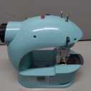 Magicfly Mini Sewing Machine with Extension Table, Dual Speed Portable Sewing Machine for Beginners with Light, Sewing Kit for Household Use, Blue