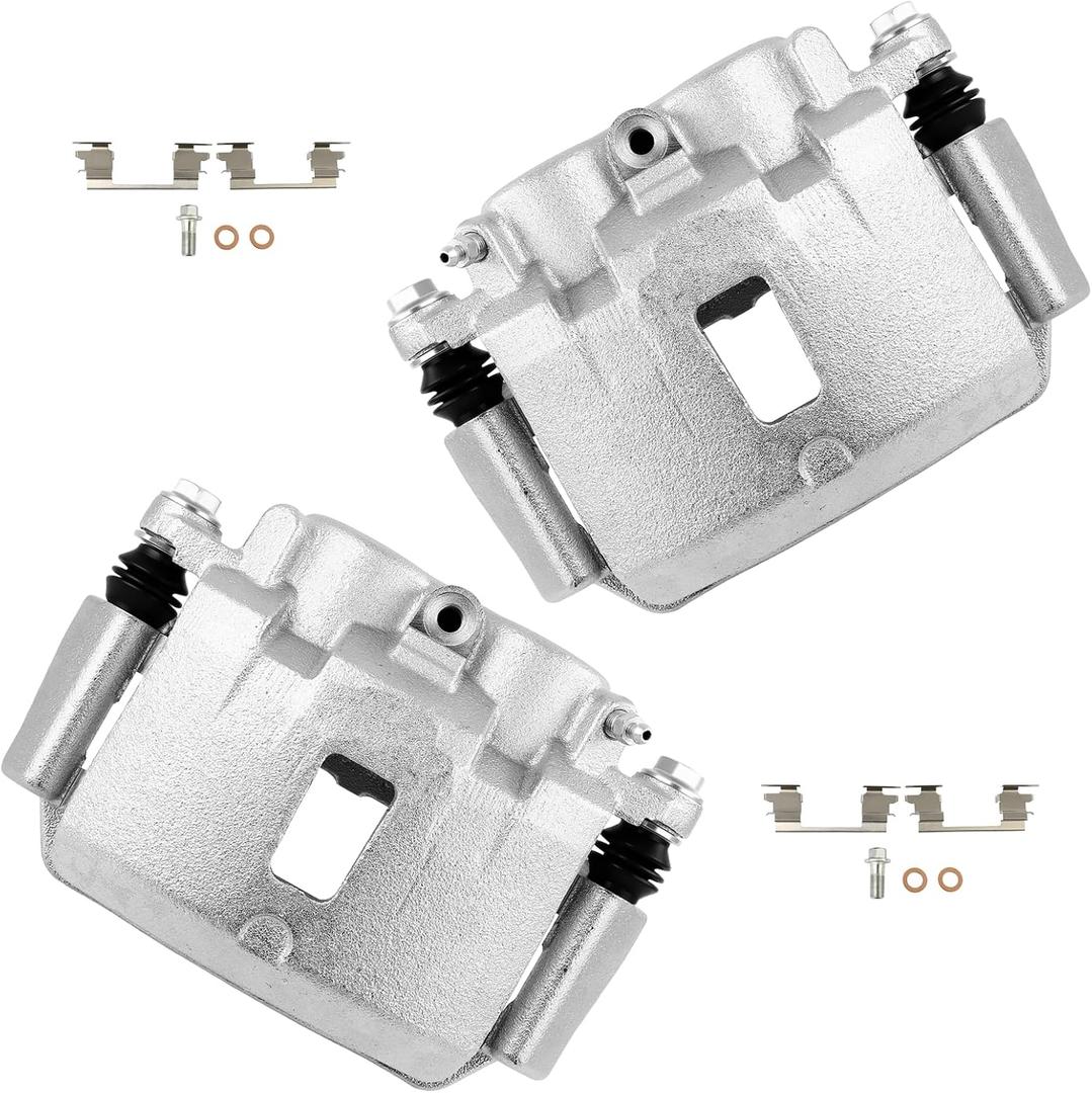 cciyu Rear Left & Right Brake Calipers Assembly w/Bracket 18B4934 18B4935 For Chevy For Express 2500/For Express 3500,For GMC For Savana 2500/For Savana 3500