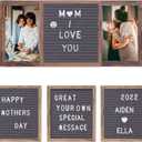 Mothers Day Picture Frame, Mother Day Gift for Mom from Daughter, 4x6'' Personalized Picture Frame Solid Wood Mom Birthday Gifts from Son, Customizable Gifts for Grandma Grandpa Gigi, Nana, Mama