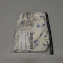 Girl's Ruched Strapless Tube Top Sleeveless Cropped Bandeau Basic Summer Cute Tops for Girls (White Blue)