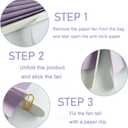 Purple Birthday Decorations,DIY Purple Paper Fans Hanging Decoration ,Party Decorations for Adults 12in,Little Mermaid Party Decor,Baby Shower Decorations 30 Color DIY Set (Light Purple)