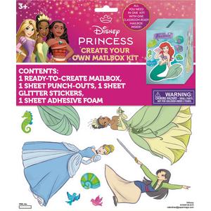 Disney Princess Create Your Own Mailbox Kit 6Pcs