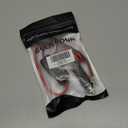 GELRHONR 12V Cigarette Lighter Male Plug with Leads & LED Light, Replacement Cigarette Lighter Male Plug to Bullet Female Terminal Extension Cable with Switch Button,15A Fuse (1M)